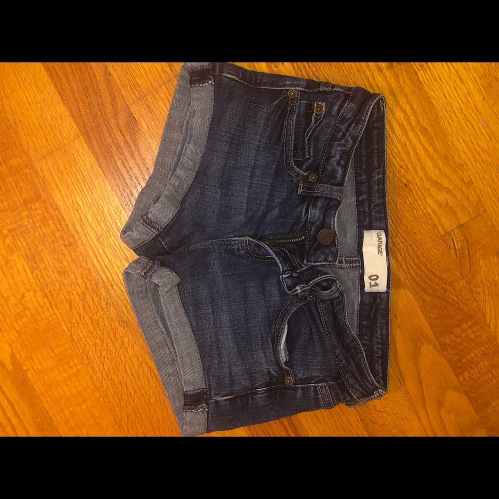 Garage jean shorts